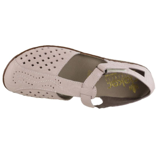 Półbuty damskie Rieker 45866-31 Pudrowy róż