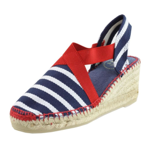 Espadryle Toni Pons Tarbes Granatowo-czerwone