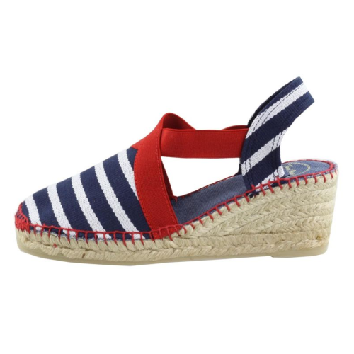 Espadryle Toni Pons Tarbes Granatowo-czerwone