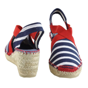 Espadryle Toni Pons Tarbes Granatowo-czerwone