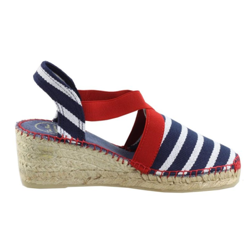 Espadryle Toni Pons Tarbes Granatowo-czerwone