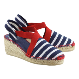 Espadryle Toni Pons Tarbes Granatowo-czerwone